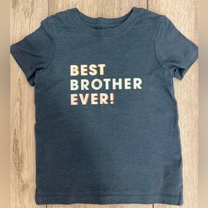 Cat & Jack 3t Best Brother Ever Shirt